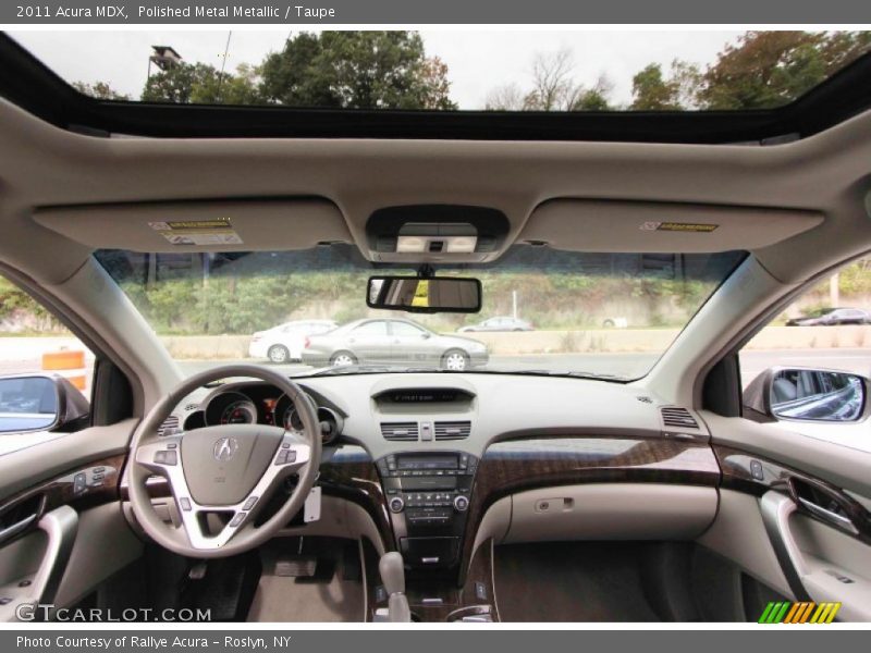 Polished Metal Metallic / Taupe 2011 Acura MDX