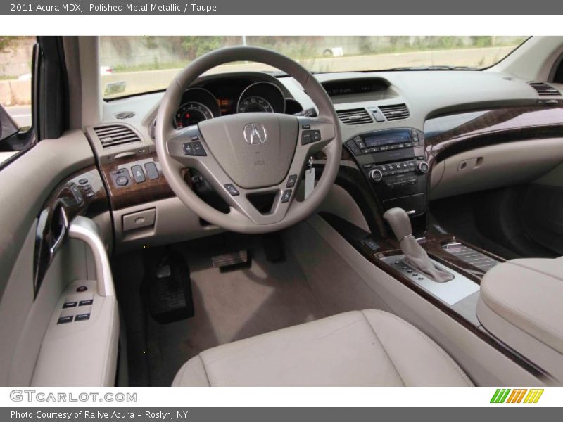 Polished Metal Metallic / Taupe 2011 Acura MDX