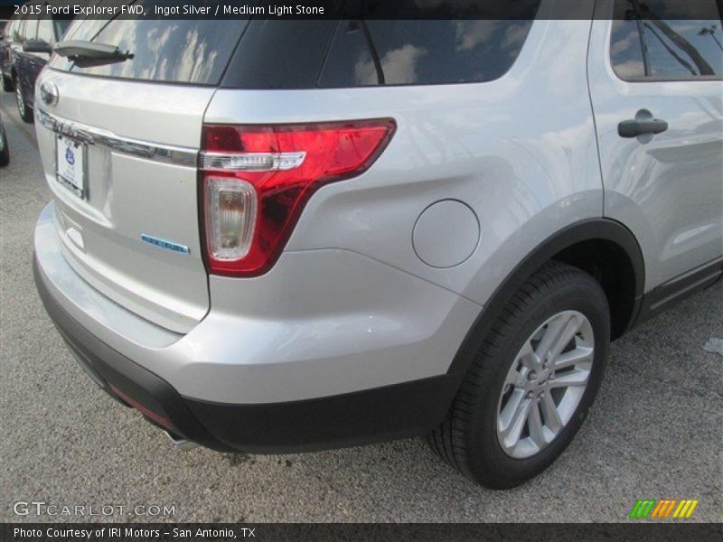 Ingot Silver / Medium Light Stone 2015 Ford Explorer FWD