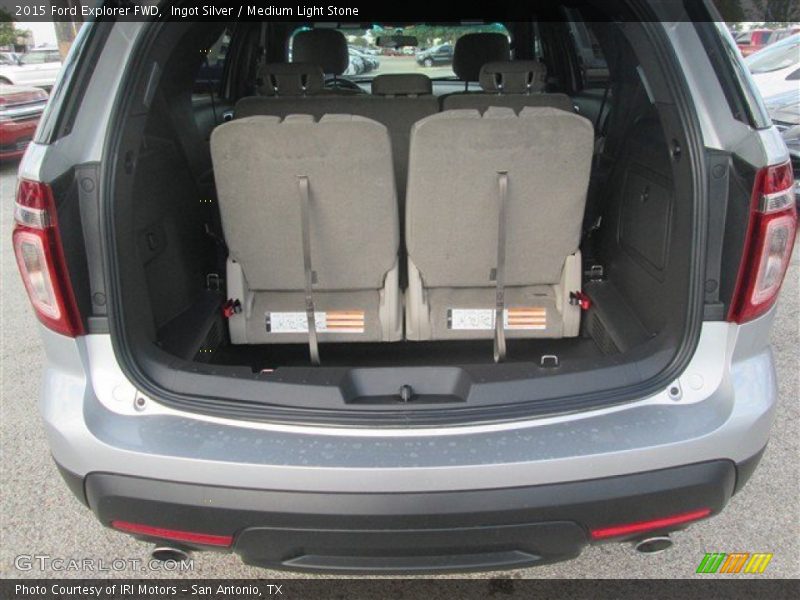 Ingot Silver / Medium Light Stone 2015 Ford Explorer FWD