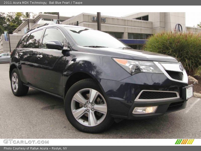 Bali Blue Pearl / Taupe 2011 Acura MDX Technology