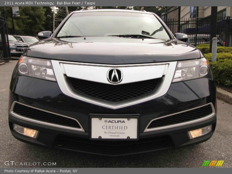 Bali Blue Pearl / Taupe 2011 Acura MDX Technology