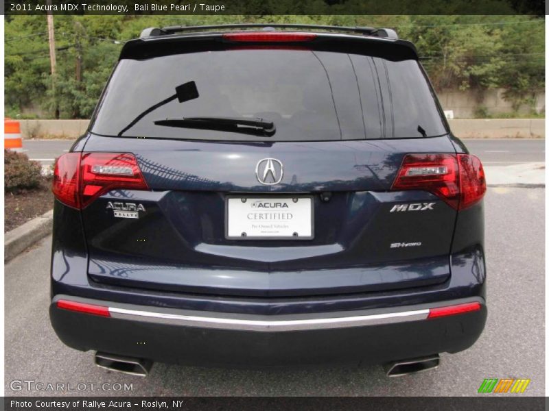 Bali Blue Pearl / Taupe 2011 Acura MDX Technology