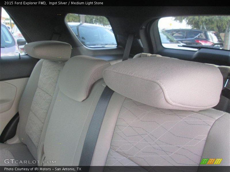 Ingot Silver / Medium Light Stone 2015 Ford Explorer FWD