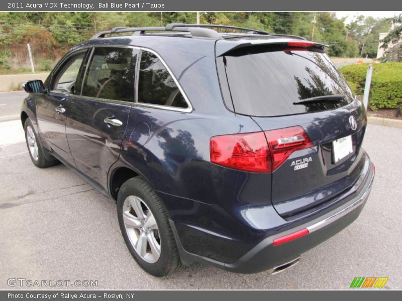 Bali Blue Pearl / Taupe 2011 Acura MDX Technology