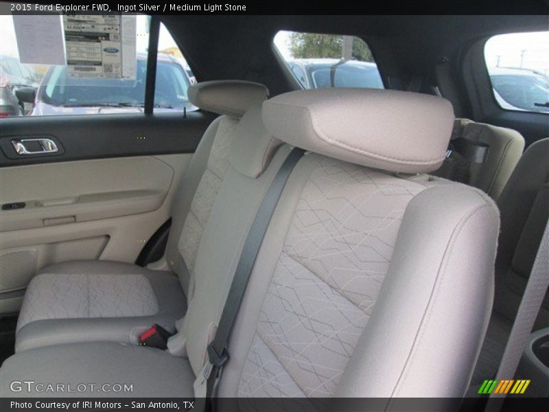 Ingot Silver / Medium Light Stone 2015 Ford Explorer FWD
