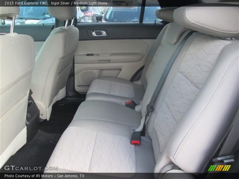 Ingot Silver / Medium Light Stone 2015 Ford Explorer FWD