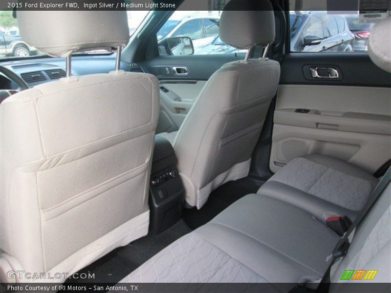 Ingot Silver / Medium Light Stone 2015 Ford Explorer FWD