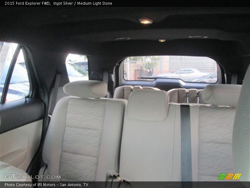 Ingot Silver / Medium Light Stone 2015 Ford Explorer FWD