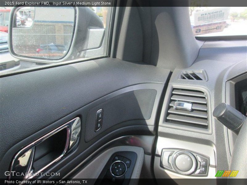 Ingot Silver / Medium Light Stone 2015 Ford Explorer FWD