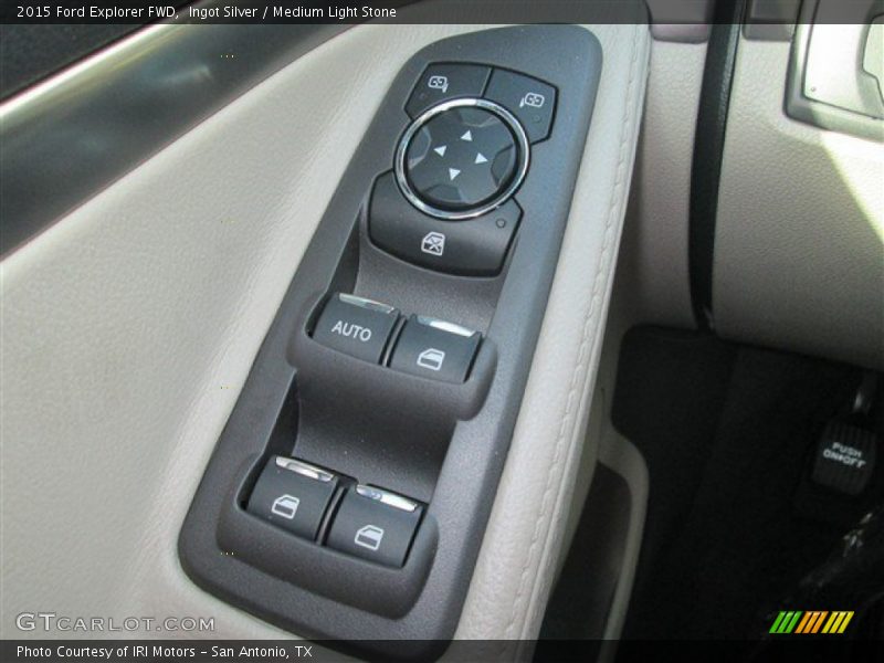 Ingot Silver / Medium Light Stone 2015 Ford Explorer FWD