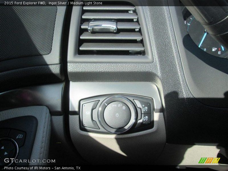 Ingot Silver / Medium Light Stone 2015 Ford Explorer FWD