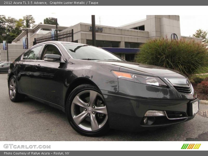 Graphite Luster Metallic / Taupe 2012 Acura TL 3.5 Advance