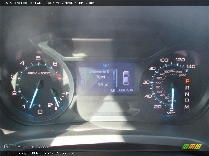 Ingot Silver / Medium Light Stone 2015 Ford Explorer FWD