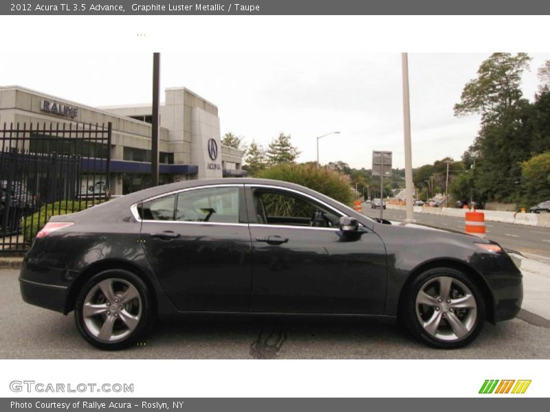 Graphite Luster Metallic / Taupe 2012 Acura TL 3.5 Advance