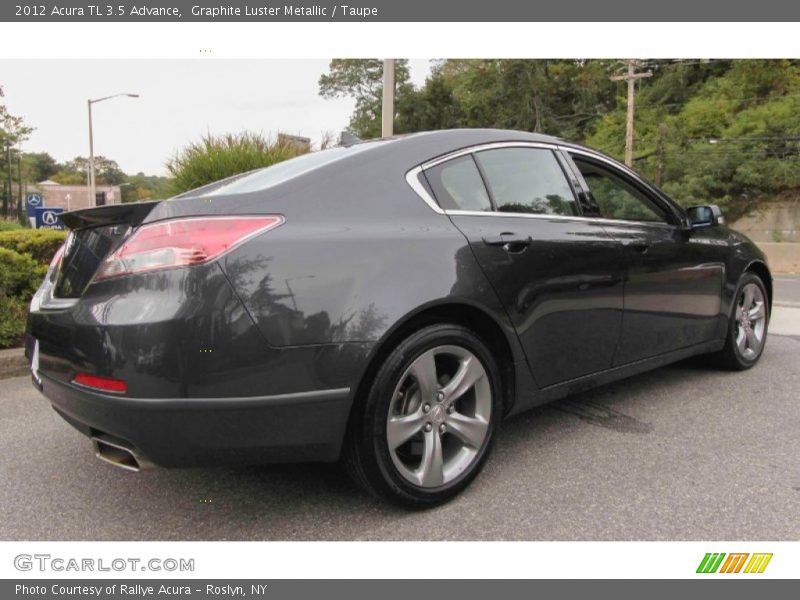 Graphite Luster Metallic / Taupe 2012 Acura TL 3.5 Advance