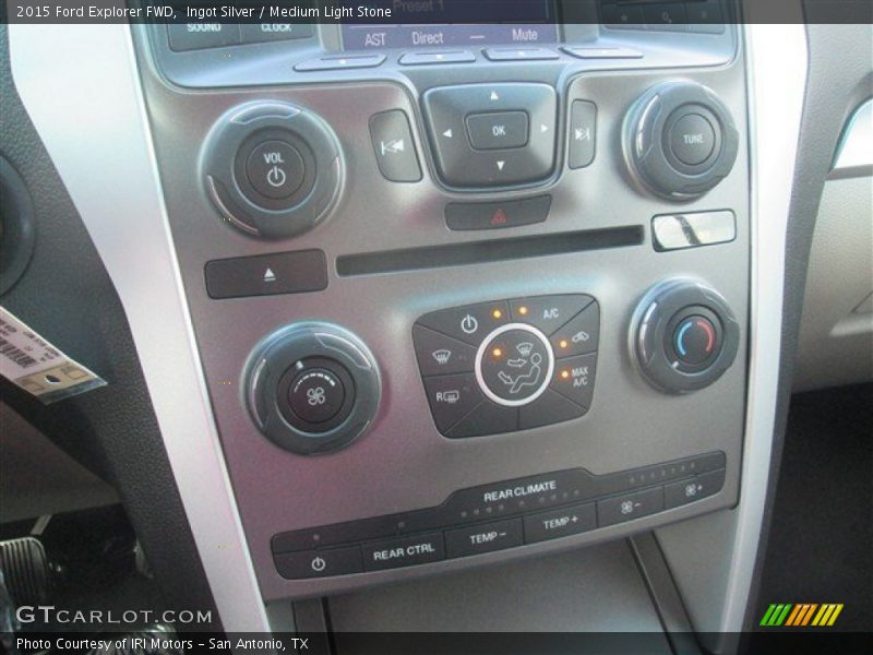 Ingot Silver / Medium Light Stone 2015 Ford Explorer FWD