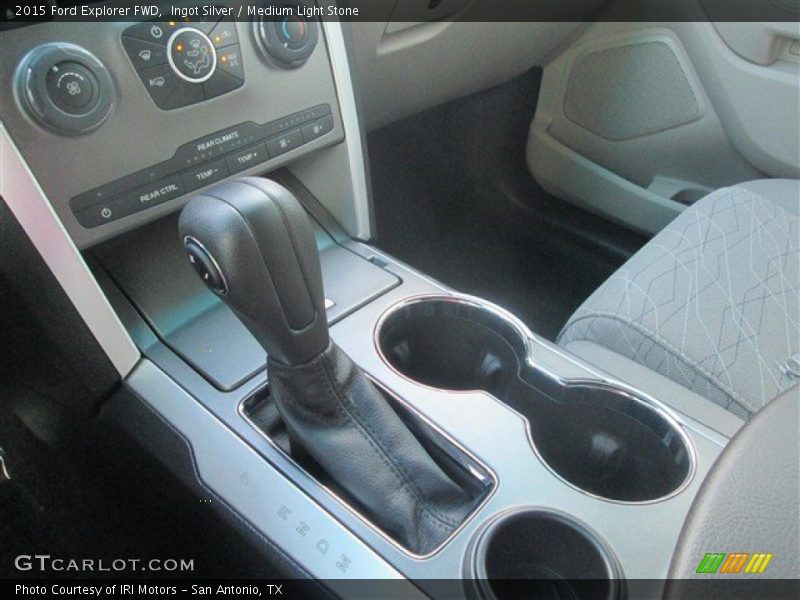 Ingot Silver / Medium Light Stone 2015 Ford Explorer FWD