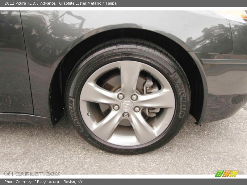 Graphite Luster Metallic / Taupe 2012 Acura TL 3.5 Advance