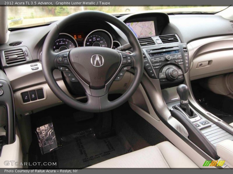 Graphite Luster Metallic / Taupe 2012 Acura TL 3.5 Advance