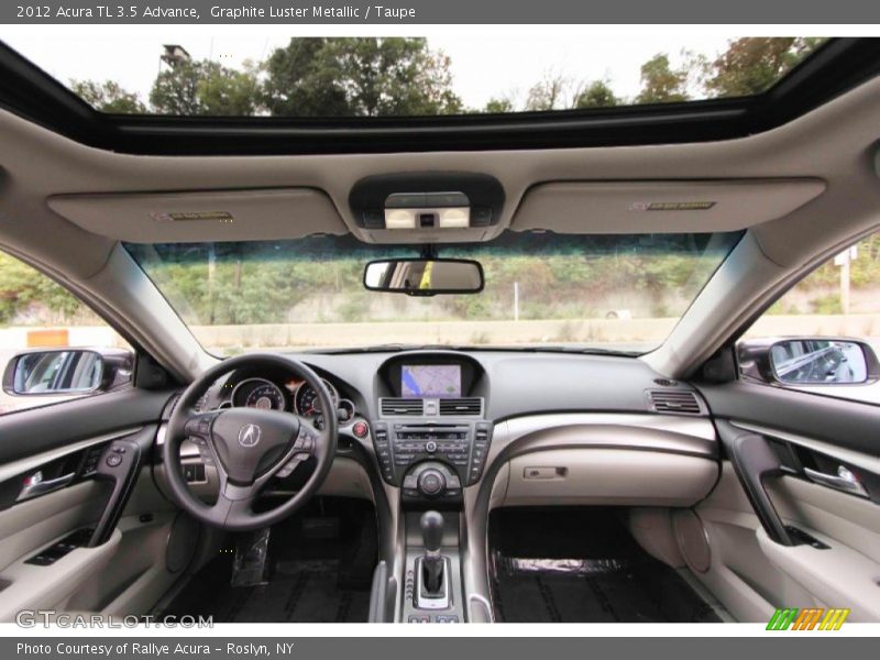 Graphite Luster Metallic / Taupe 2012 Acura TL 3.5 Advance