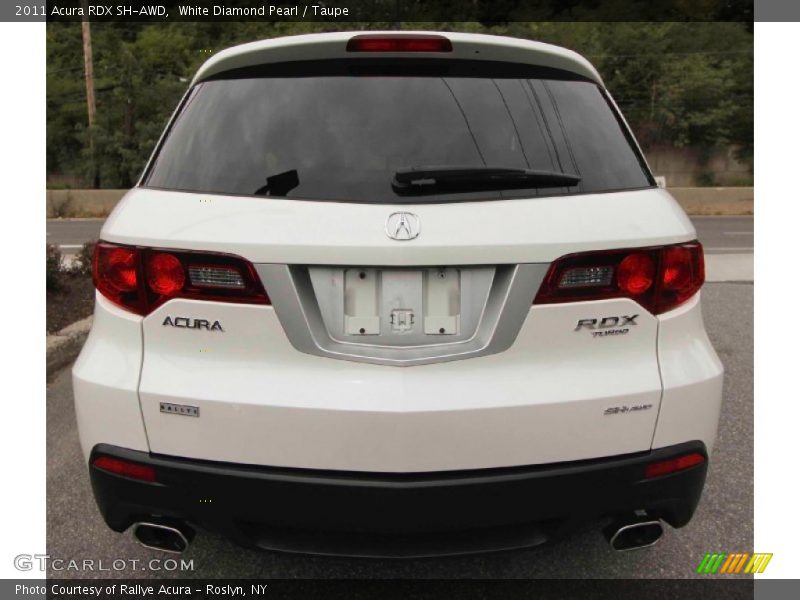 White Diamond Pearl / Taupe 2011 Acura RDX SH-AWD