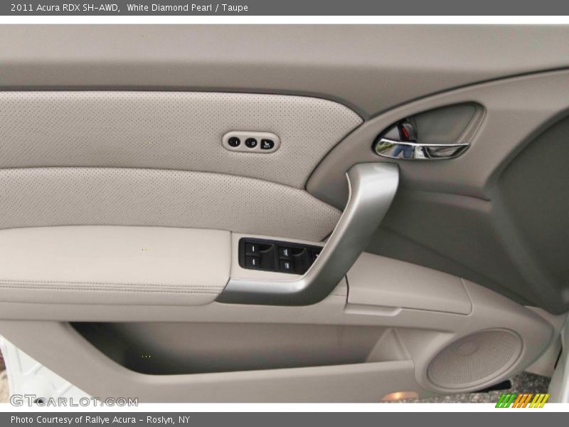 White Diamond Pearl / Taupe 2011 Acura RDX SH-AWD
