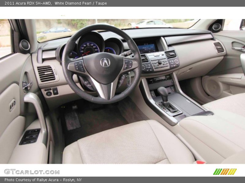 White Diamond Pearl / Taupe 2011 Acura RDX SH-AWD