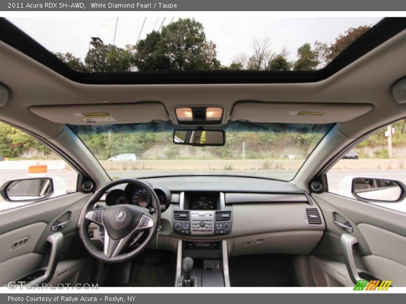 White Diamond Pearl / Taupe 2011 Acura RDX SH-AWD