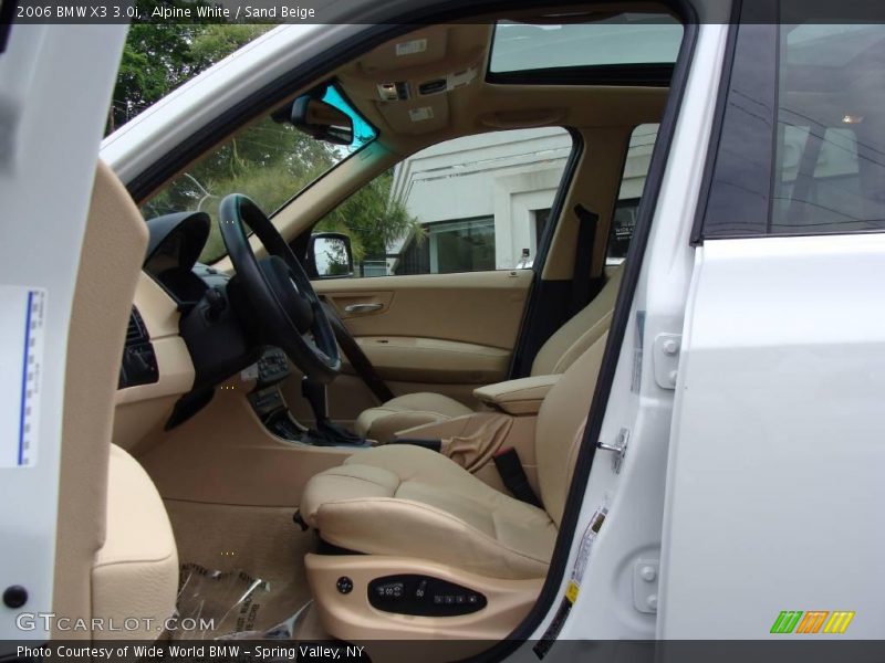 Alpine White / Sand Beige 2006 BMW X3 3.0i