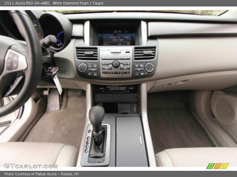 White Diamond Pearl / Taupe 2011 Acura RDX SH-AWD