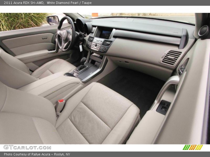 White Diamond Pearl / Taupe 2011 Acura RDX SH-AWD