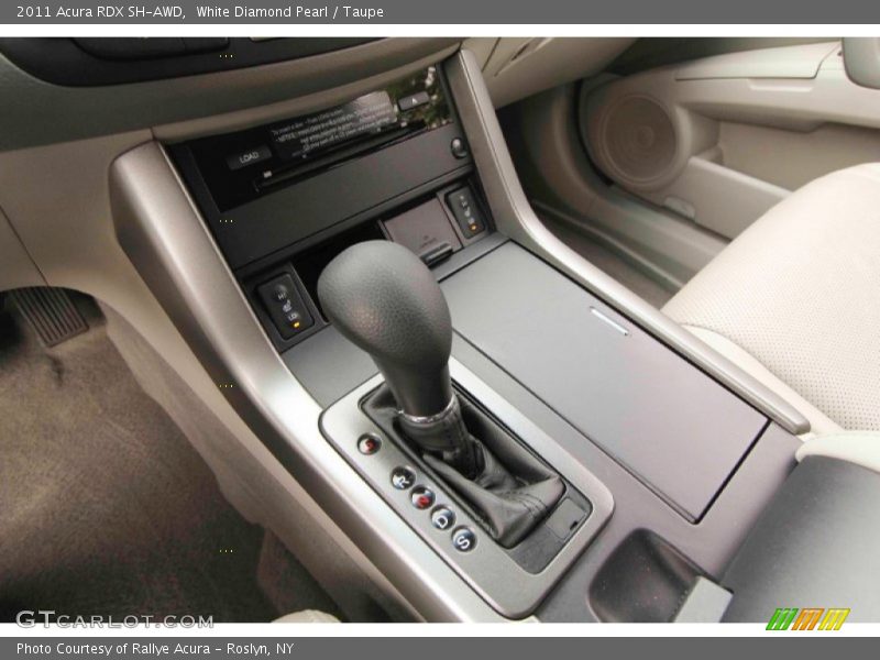 White Diamond Pearl / Taupe 2011 Acura RDX SH-AWD
