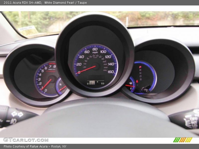 White Diamond Pearl / Taupe 2011 Acura RDX SH-AWD