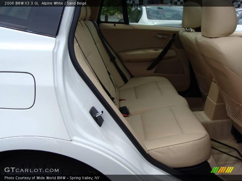 Alpine White / Sand Beige 2006 BMW X3 3.0i