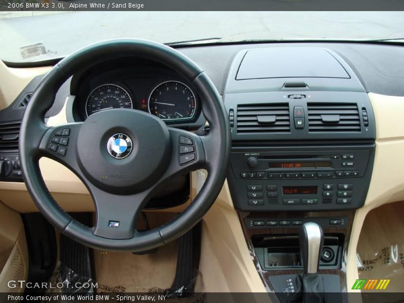 Alpine White / Sand Beige 2006 BMW X3 3.0i