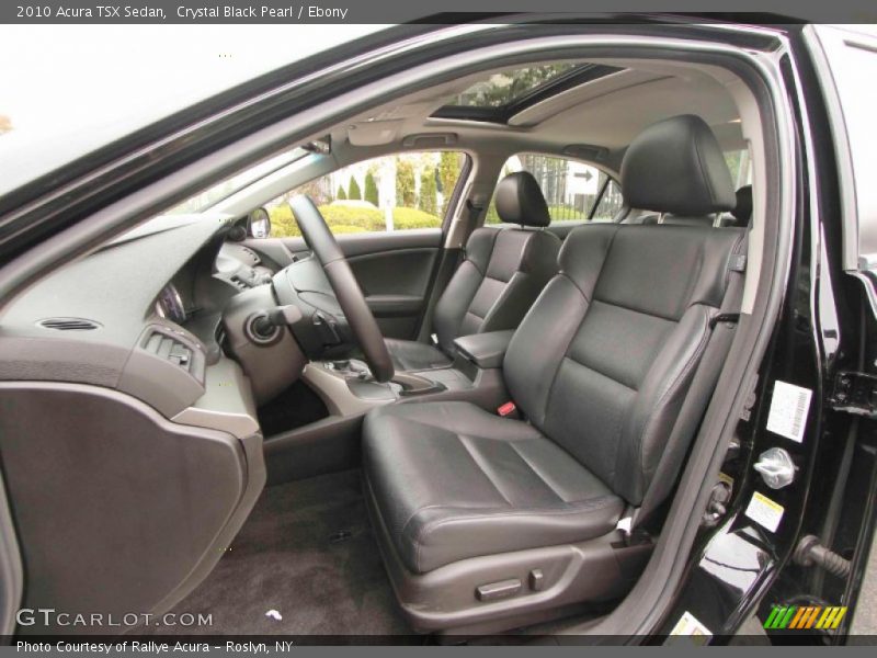 Crystal Black Pearl / Ebony 2010 Acura TSX Sedan