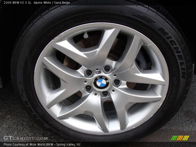 Alpine White / Sand Beige 2006 BMW X3 3.0i