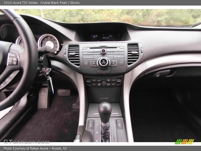 Crystal Black Pearl / Ebony 2010 Acura TSX Sedan