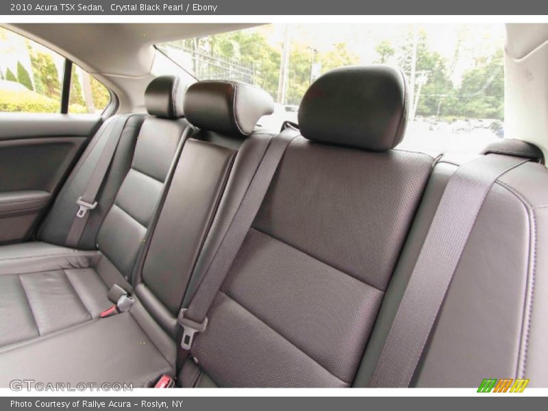 Crystal Black Pearl / Ebony 2010 Acura TSX Sedan