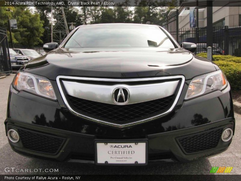 Crystal Black Pearl / Ebony 2014 Acura RDX Technology AWD