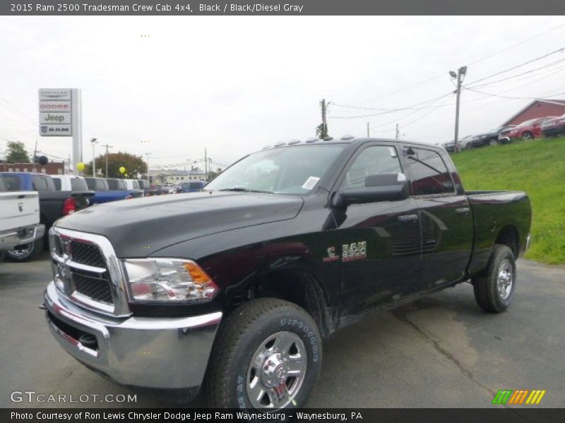 Black / Black/Diesel Gray 2015 Ram 2500 Tradesman Crew Cab 4x4