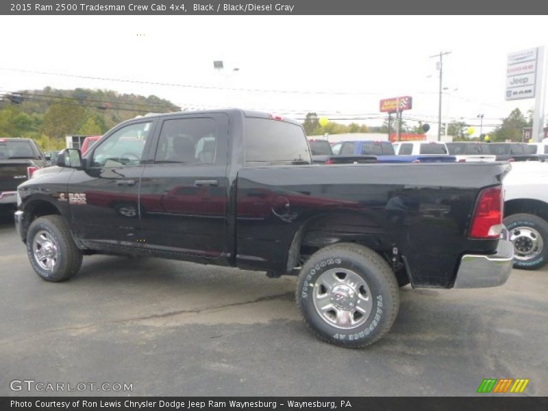 Black / Black/Diesel Gray 2015 Ram 2500 Tradesman Crew Cab 4x4