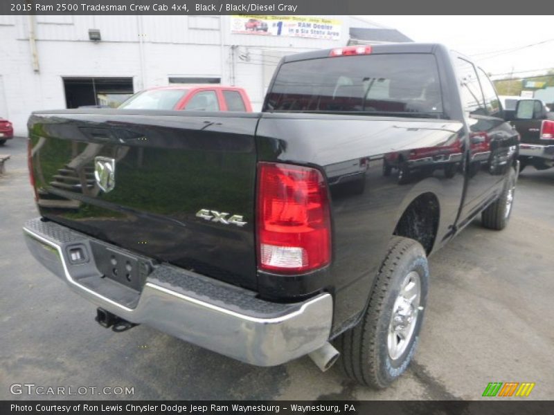 Black / Black/Diesel Gray 2015 Ram 2500 Tradesman Crew Cab 4x4