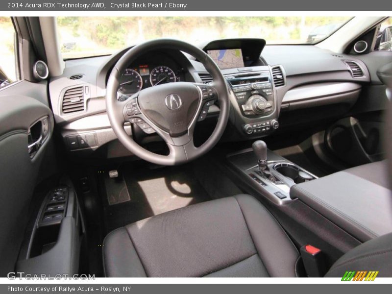 Crystal Black Pearl / Ebony 2014 Acura RDX Technology AWD