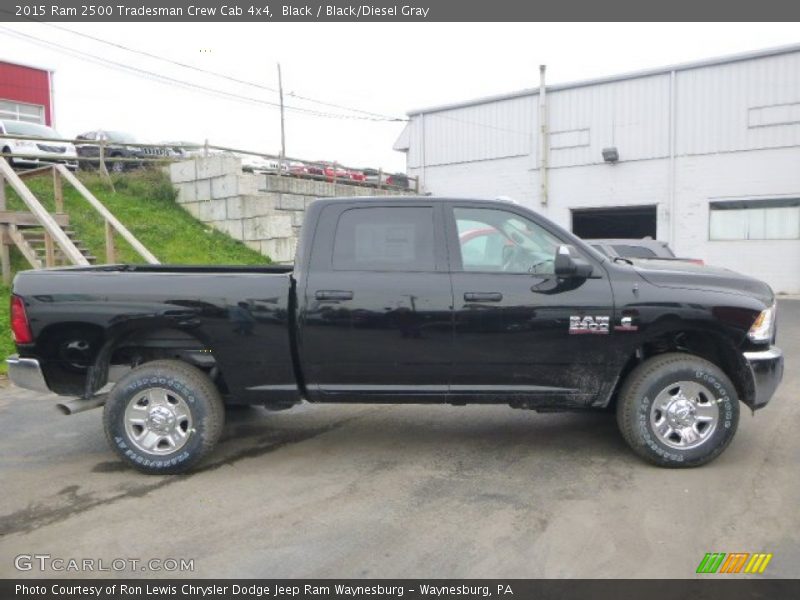 Black / Black/Diesel Gray 2015 Ram 2500 Tradesman Crew Cab 4x4