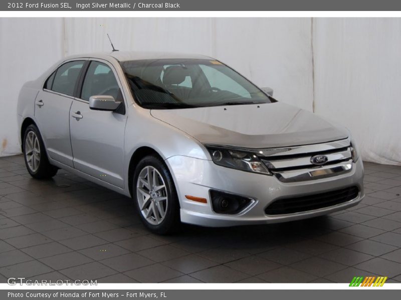 Ingot Silver Metallic / Charcoal Black 2012 Ford Fusion SEL