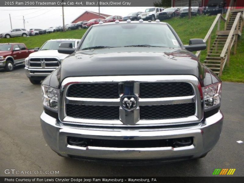 Black / Black/Diesel Gray 2015 Ram 2500 Tradesman Crew Cab 4x4