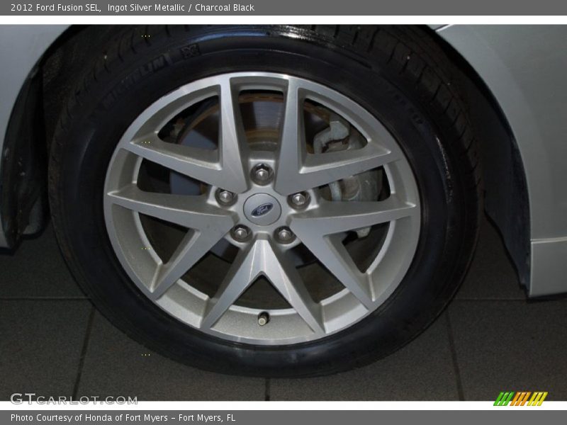 Ingot Silver Metallic / Charcoal Black 2012 Ford Fusion SEL
