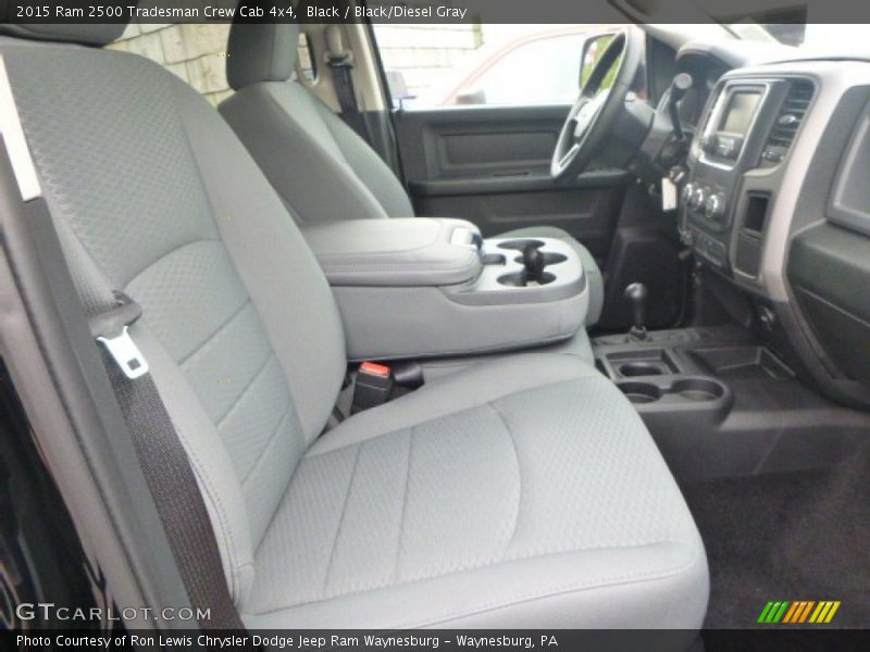 Black / Black/Diesel Gray 2015 Ram 2500 Tradesman Crew Cab 4x4